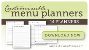 free healthy menu planner